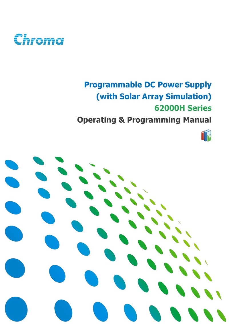 Chroma 62000H Series Operating & programming manual