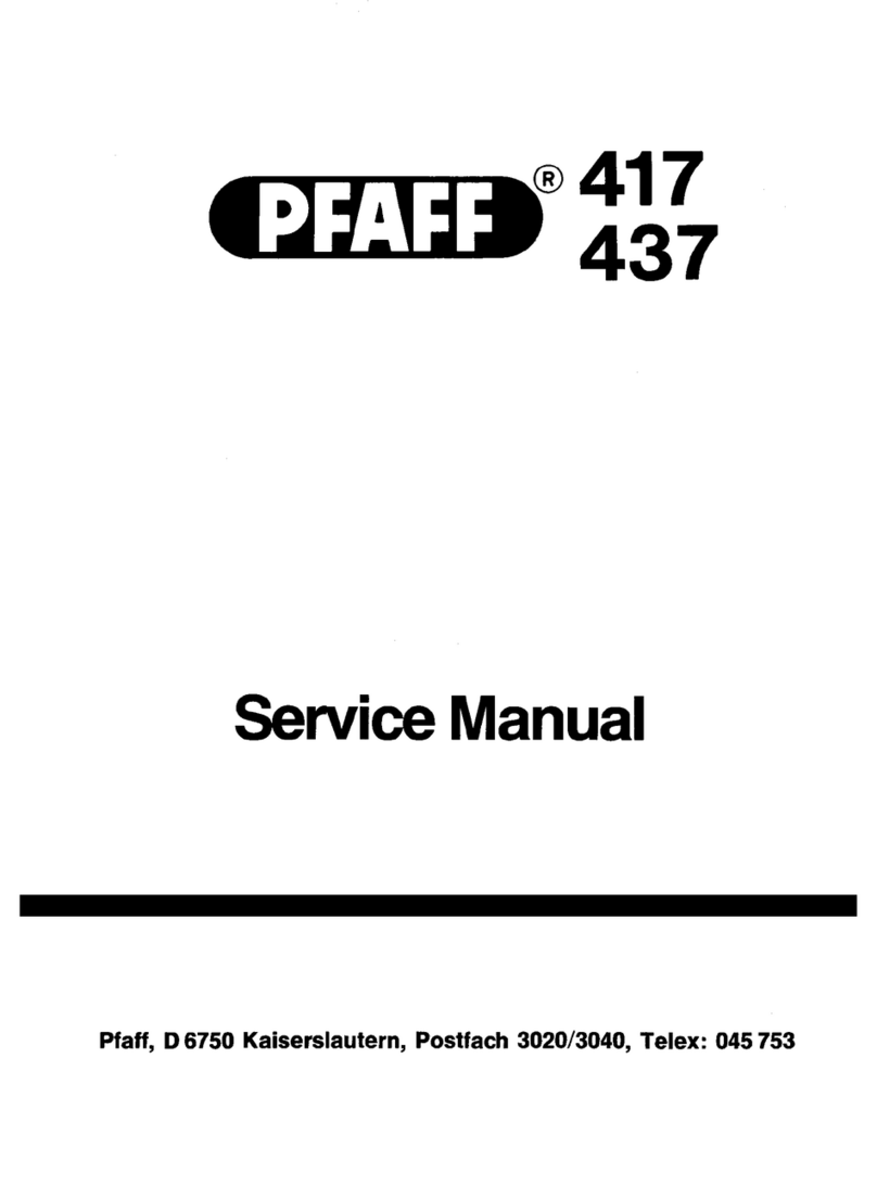 Pfaff 417 Service manual