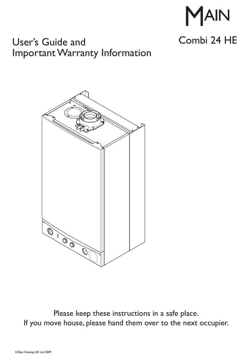 Baxi Main Combi 24 HE Instruction Manual Baxi Main Combi 24 HE Instruction Manual