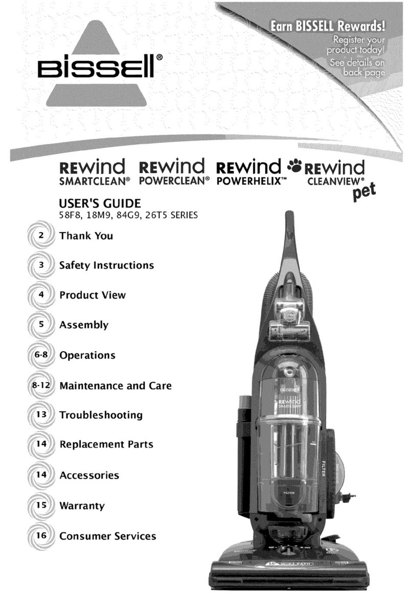 Bissell 58F8 User manual