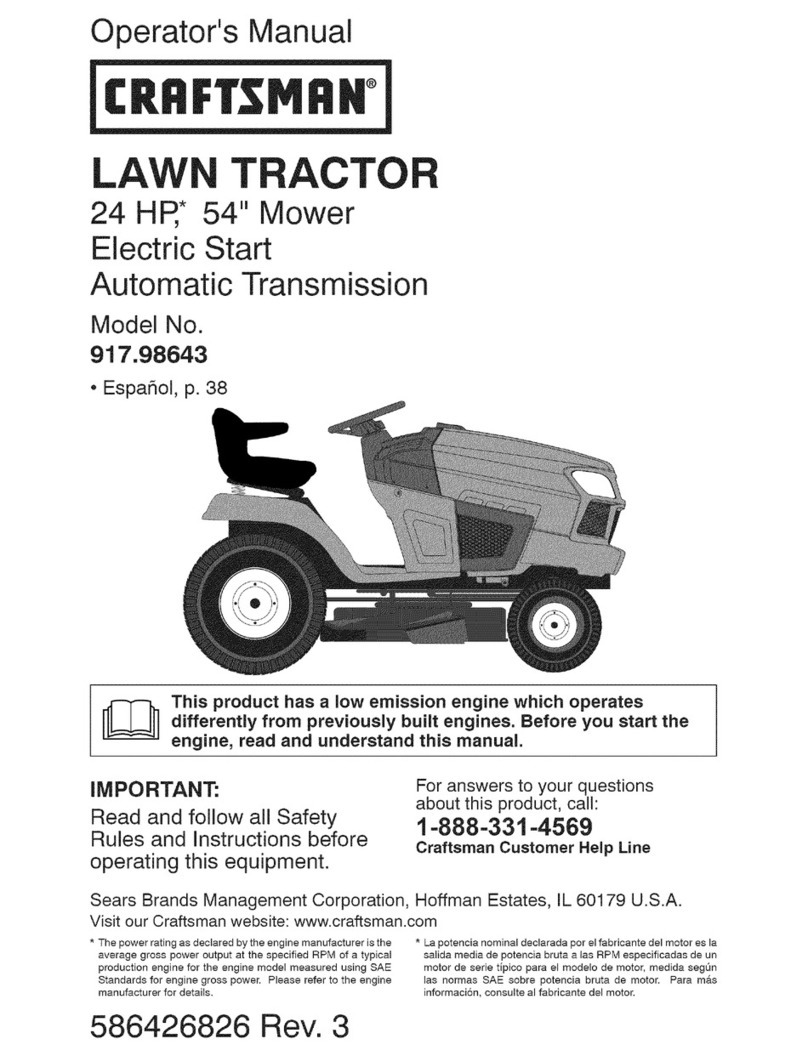 Craftsman 917.98643 Operator's manual
