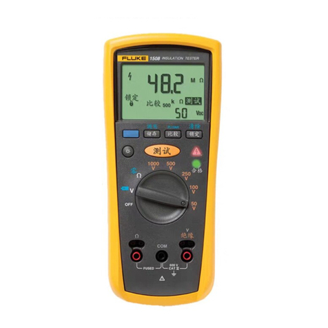Fluke 1508 user manual