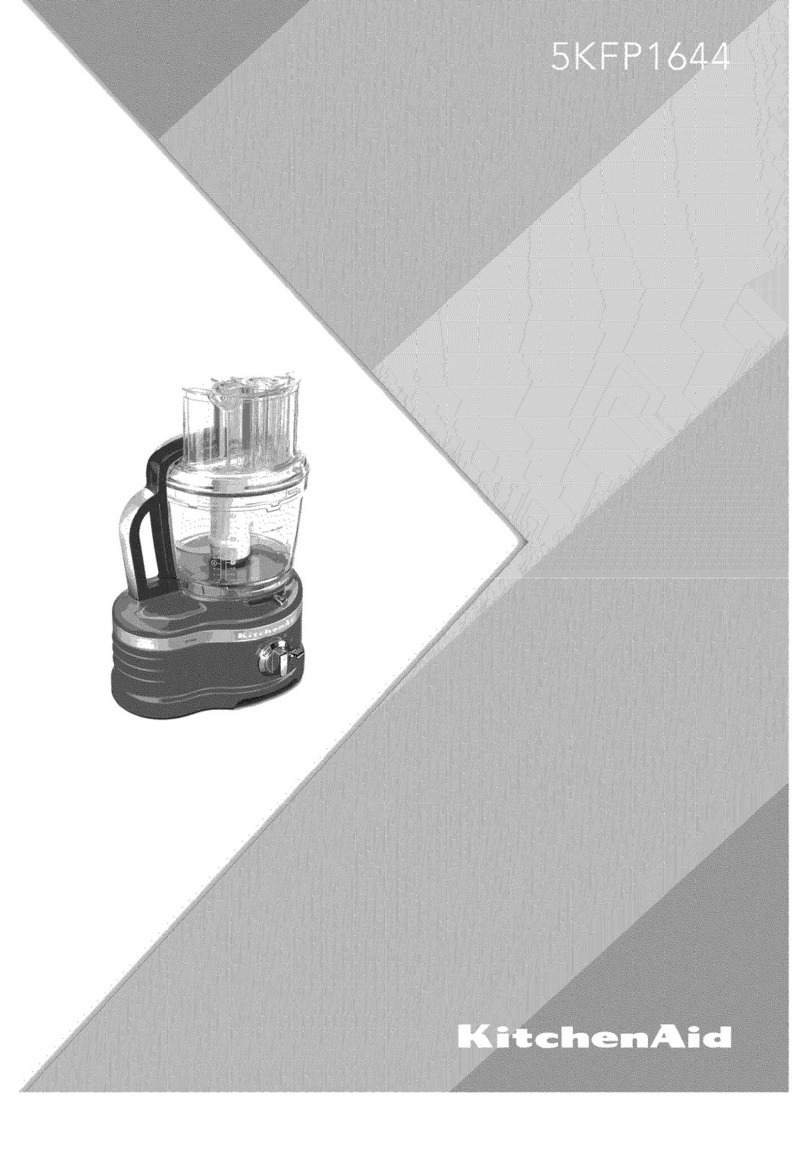 KitchenAid 5KFP1644BCA0 User manual