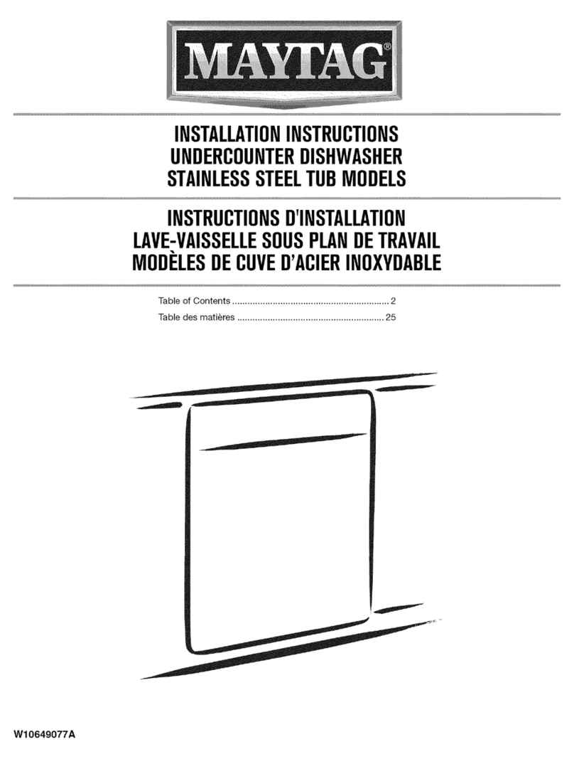 Maytag MDB6949SDE0 User manual