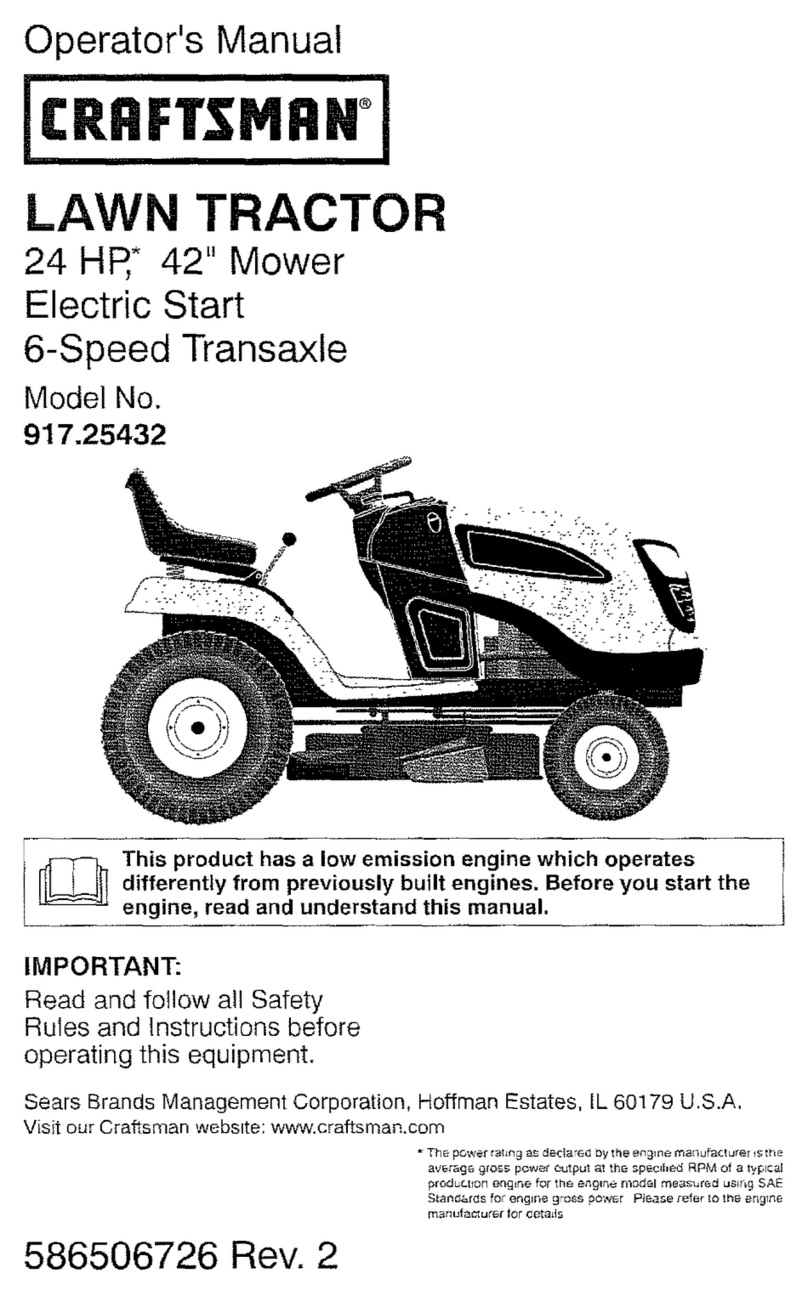 Craftsman 917.25432 Operator's manual