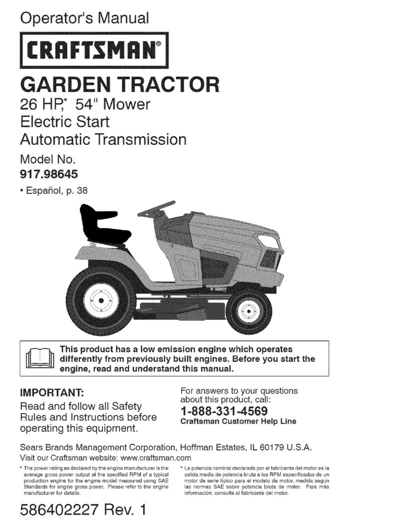 Craftsman 917.98645 Operator's manual