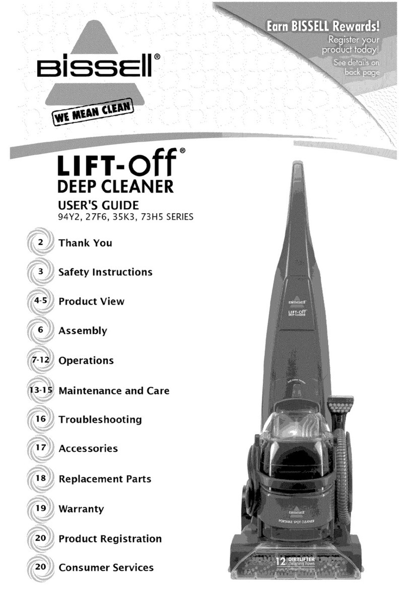 Bissell Lift-Off 94Y2 Series user guide