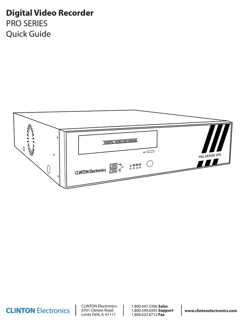 Clinton Electronics PRO SERIES User manual