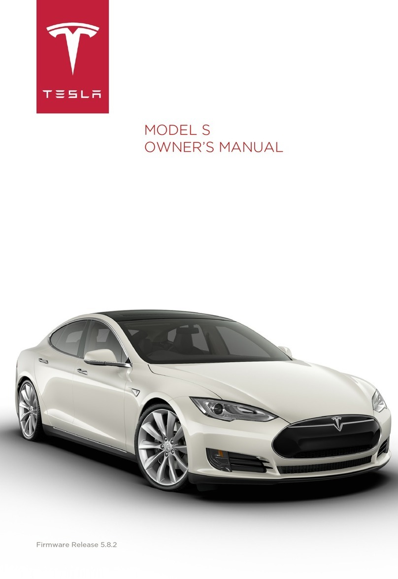 Tesla MODEL S owner's manual