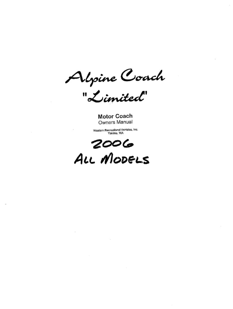 Alpine Coach 2006 Limited owner's manual