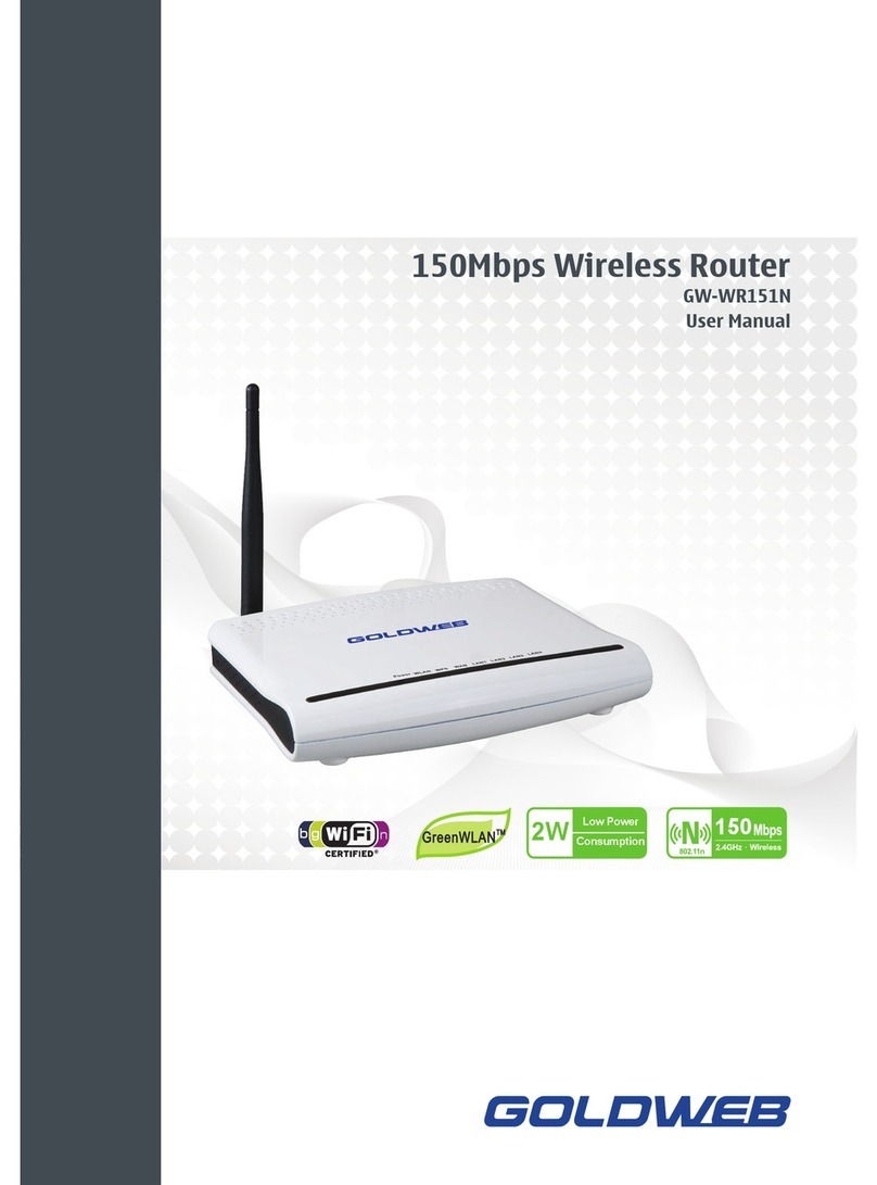 Goldweb GW-WR151N user manual