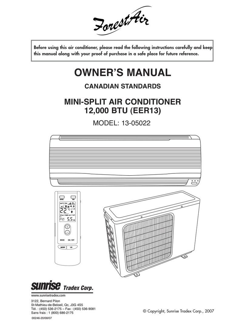 ForestAir 13-05022 User manual ForestAir 13-05022 User manual