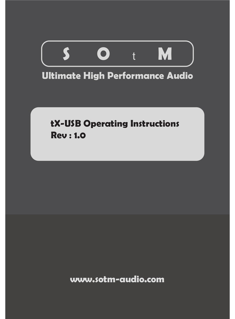 SOtM tX-USB operating instructions