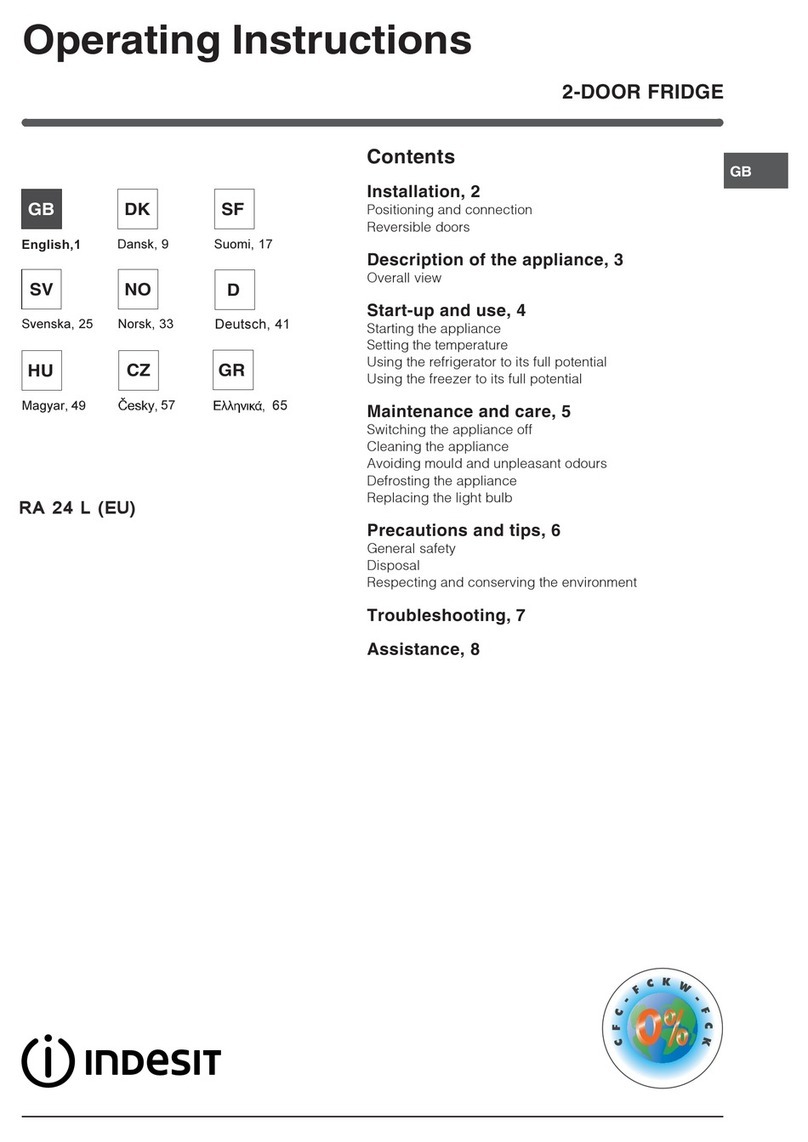 Indesit RA 24 L User manual