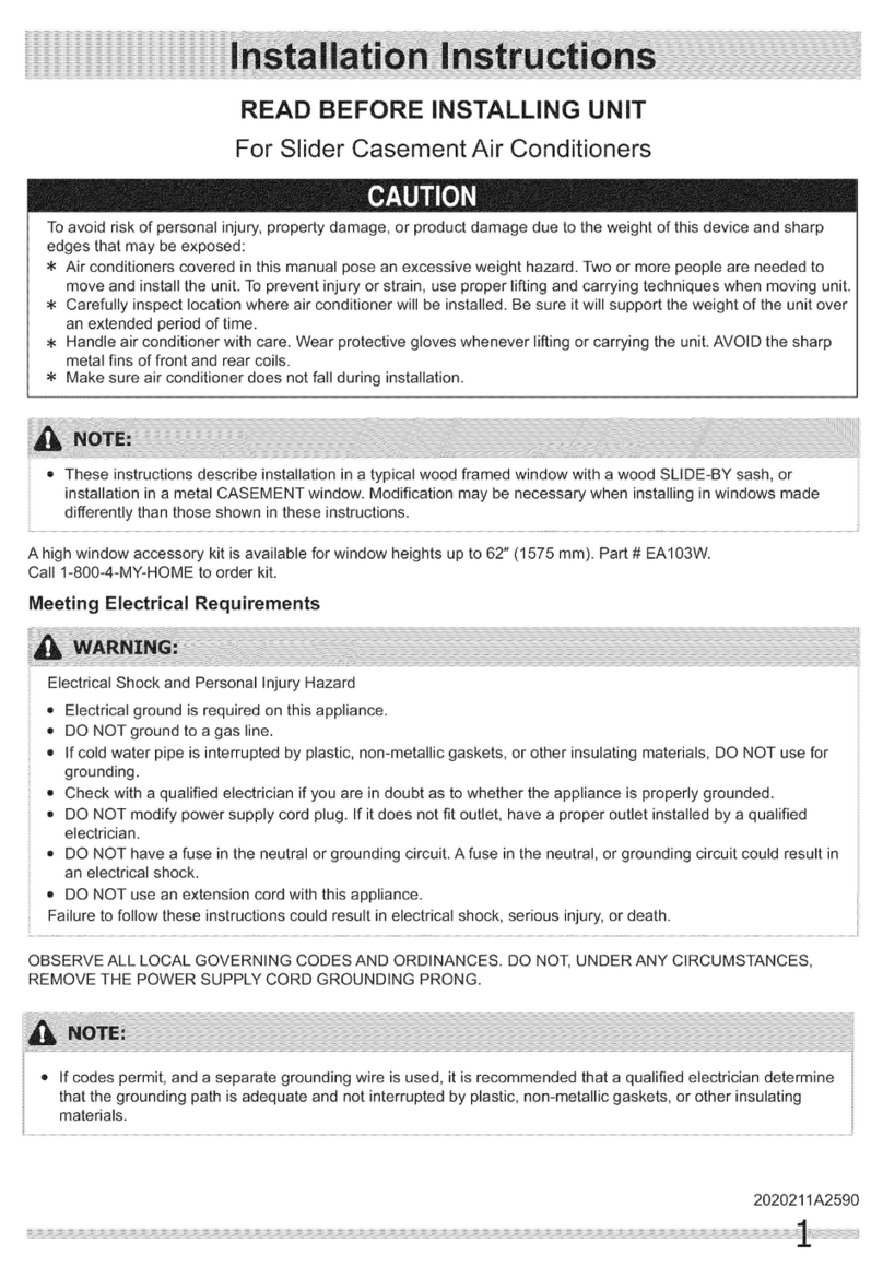 Kenmore 253.76063410 User manual