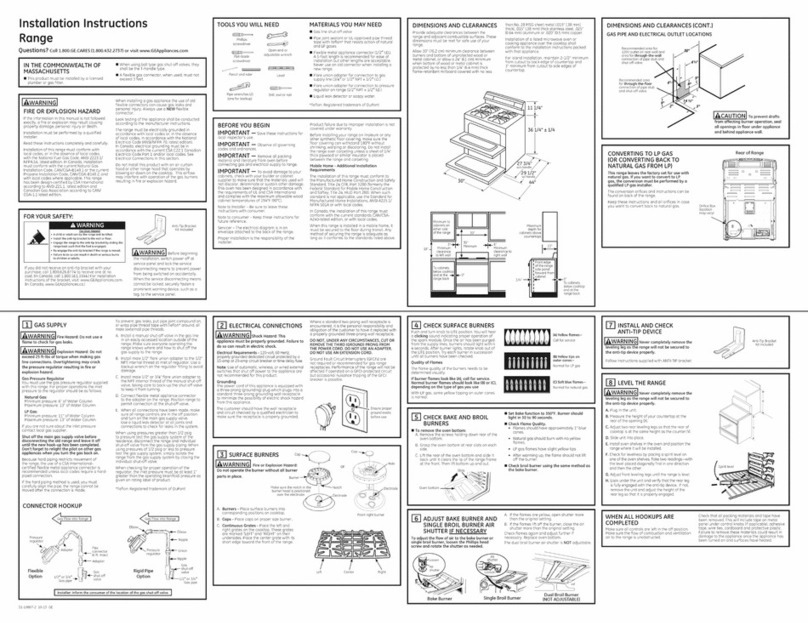GE JGB850DEF2BB User manual