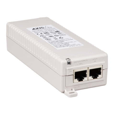 Axis T8120 User manual