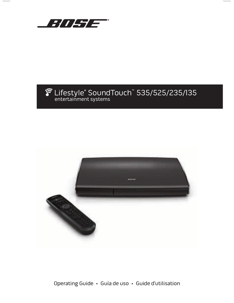 Bose SoundTouch 535 operating guide