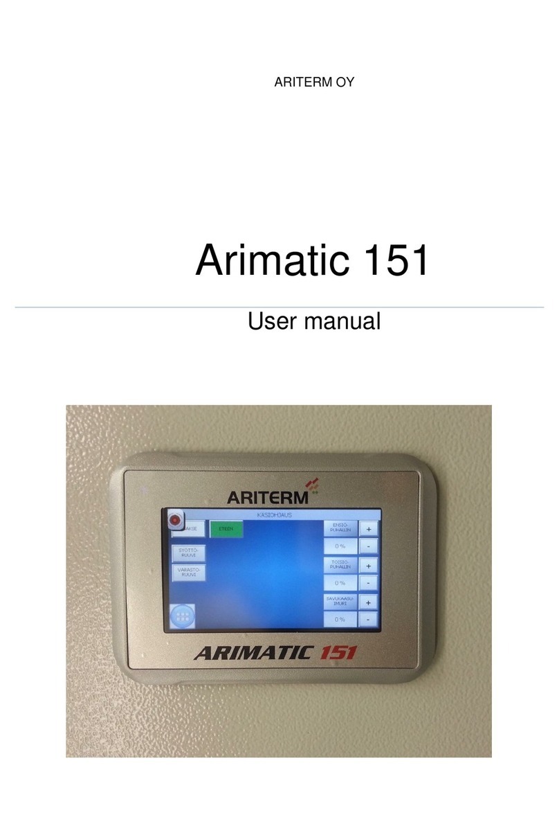 Ariterm Arimatic 151 User manual