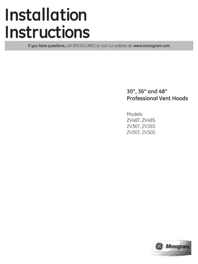 Monogram ZV48T User manual