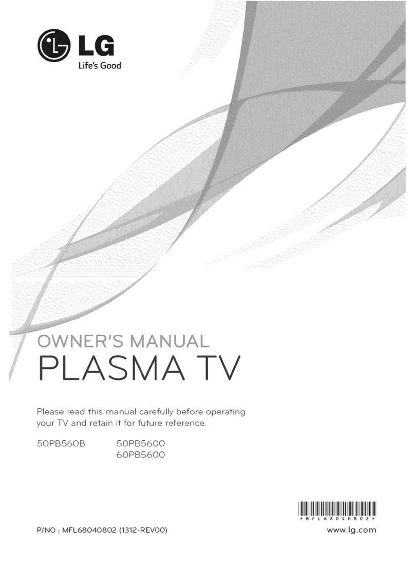 LG 50PB560B User manual