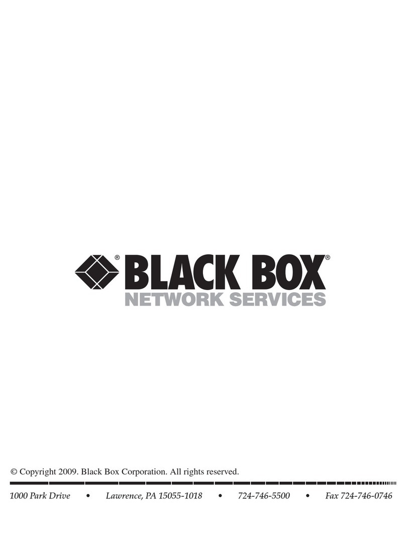 Black Box KVT517A-1UV User manual