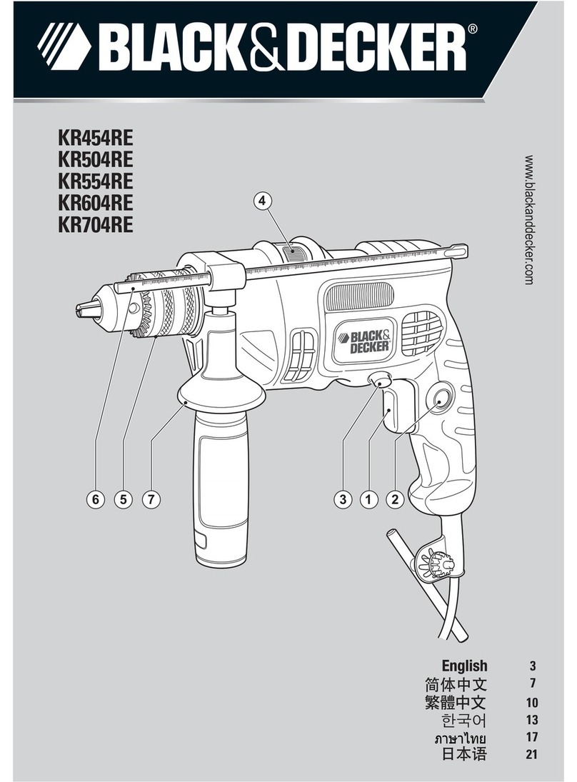 Black & Decker KR454RE User manual