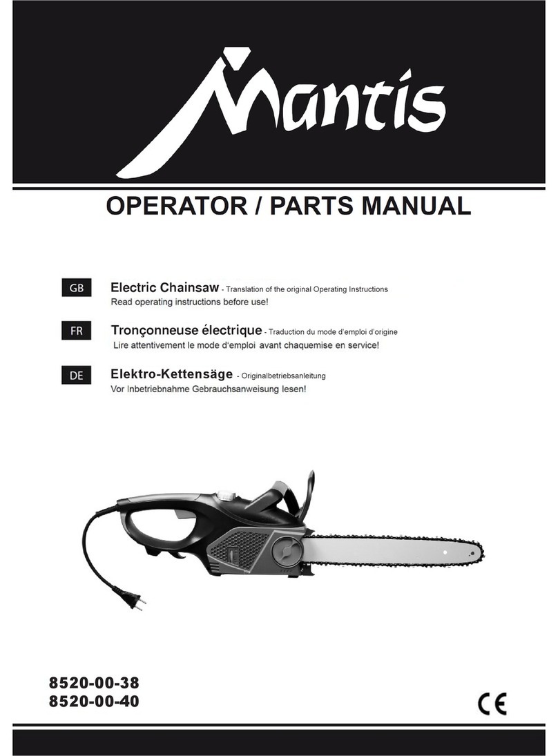Mantis 8520-00-38 User manual