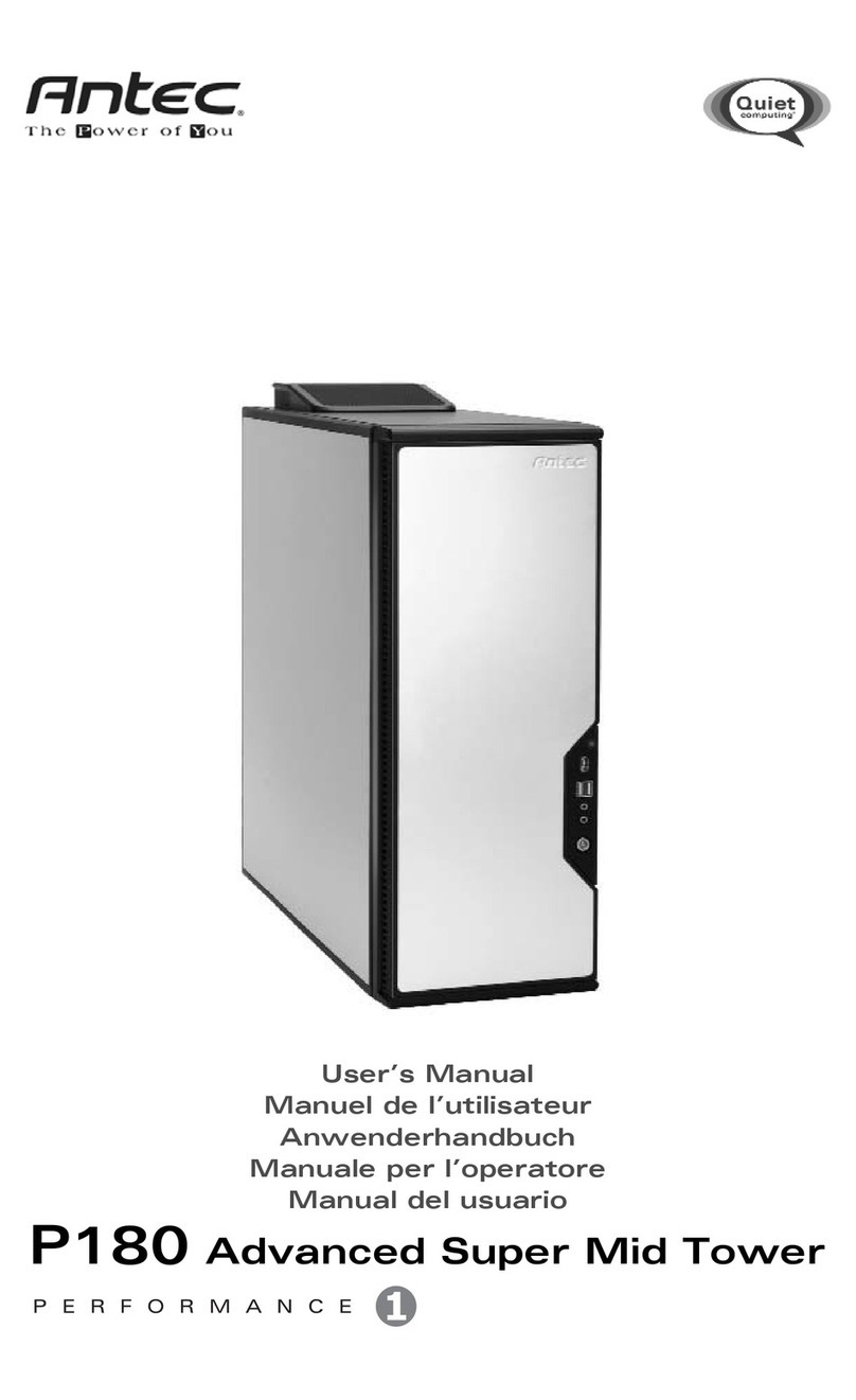 Antec Mini P180 White User manual