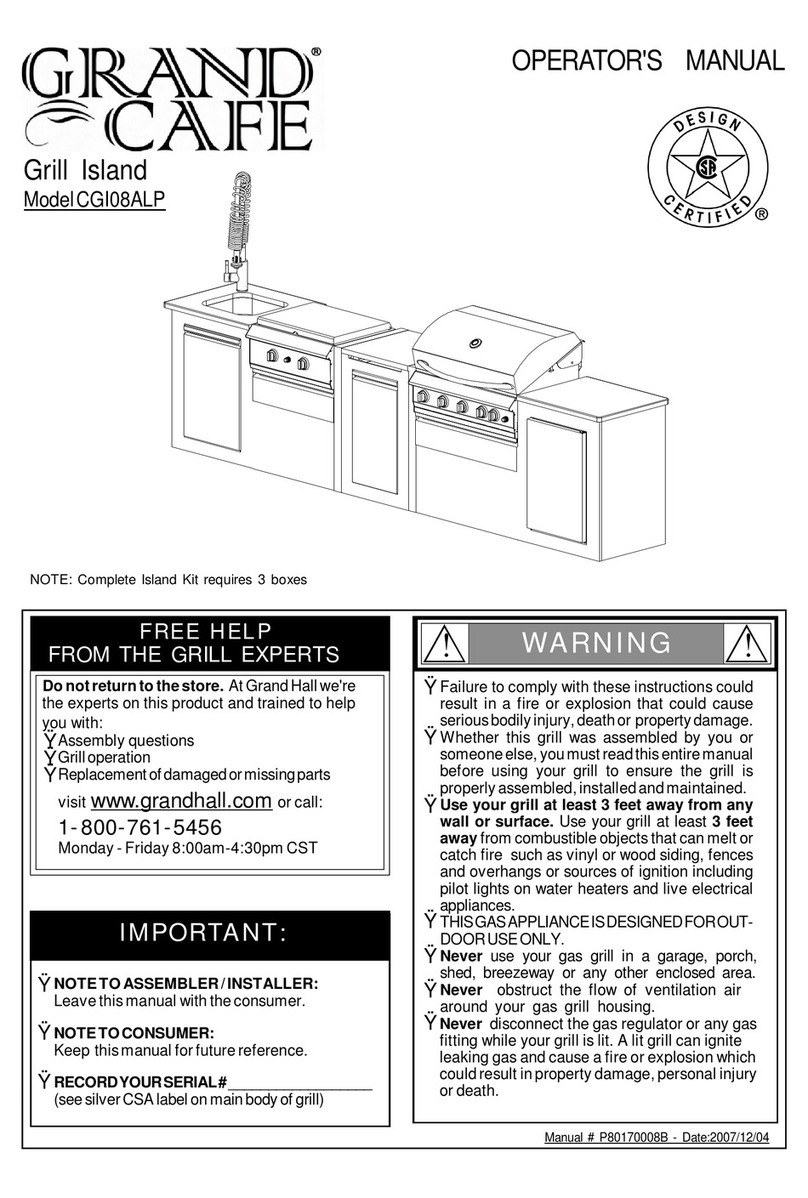 GrandCafe CGI08ALP User manual
