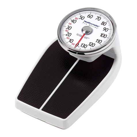 Health O Meter PRO SERIES 160KG User instructions