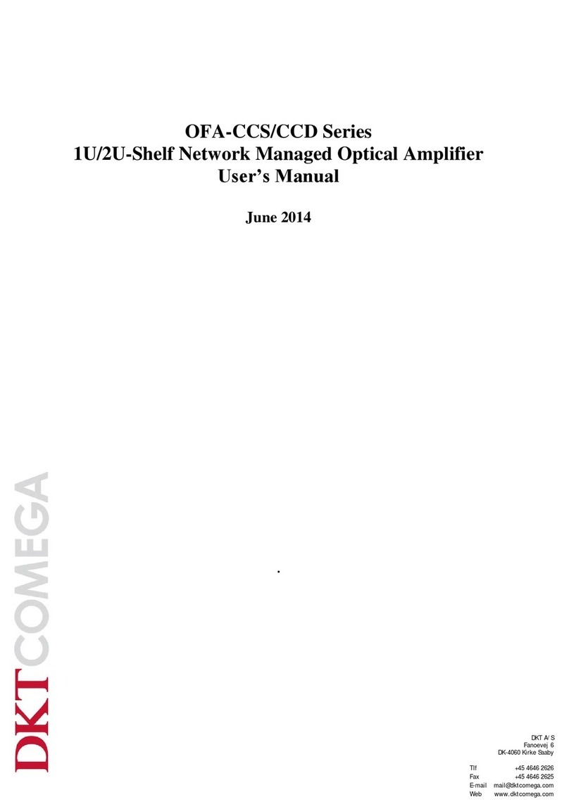 DKT Comega OFA-CCS series User manual