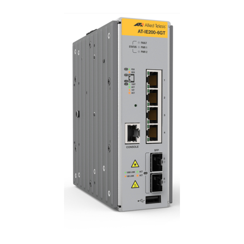 Allied Telesis AT-IE200-6GT-80 Installation manual