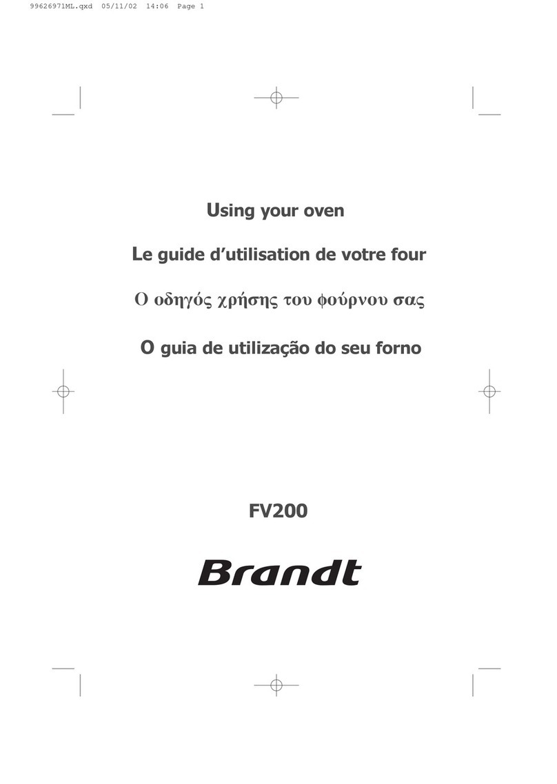 Brandt FV200 User manual Brandt FV200 User manual