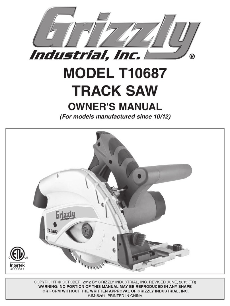 Grizzly T10687 owner's manual