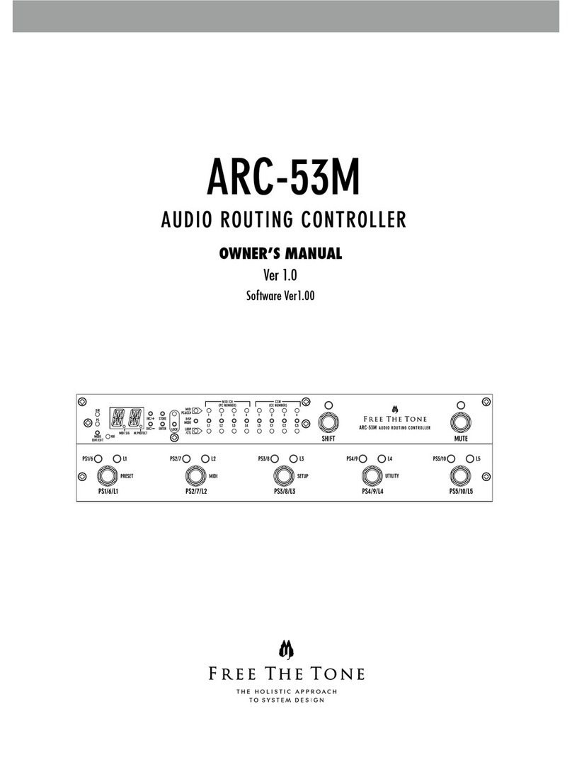 Free The Tone Arc-53m owner's manual