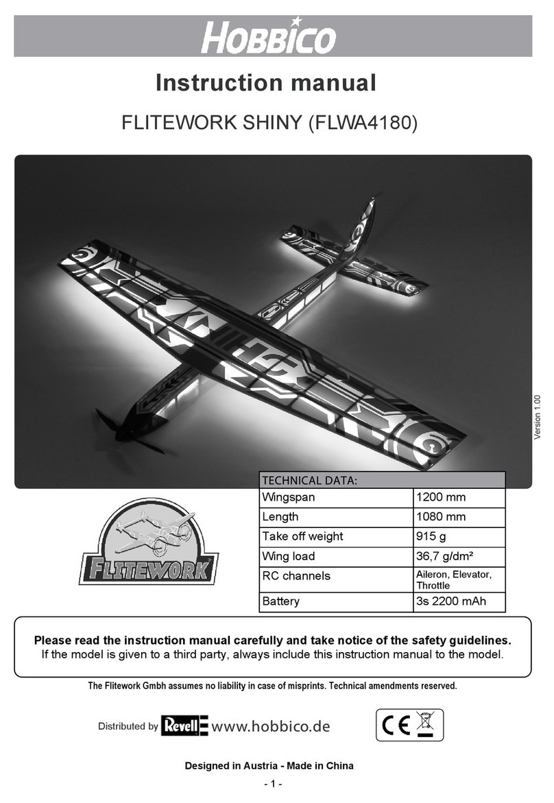 Hobbico FLITEWORK SHINY FLWA4180 instruction manual