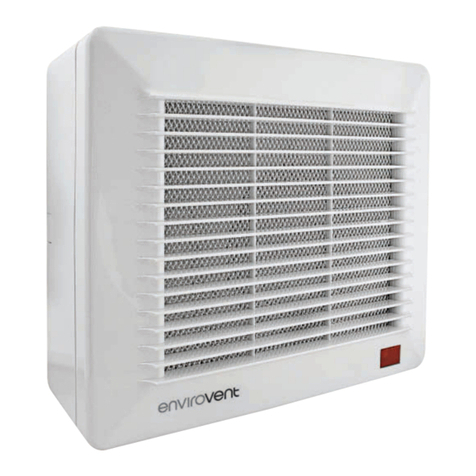 Envirovent POWER-170 Installation and wiring instructions