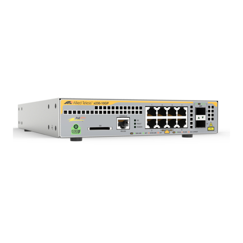Allied Telesis AlliedWare Plus AT-x230-10GP Installation manual