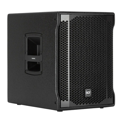RCF SUB 702-AS II User manual