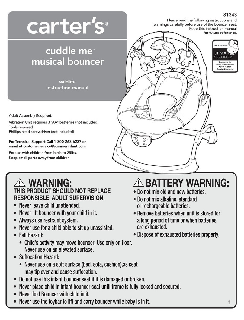 Carter's Cuddle Me instruction manual