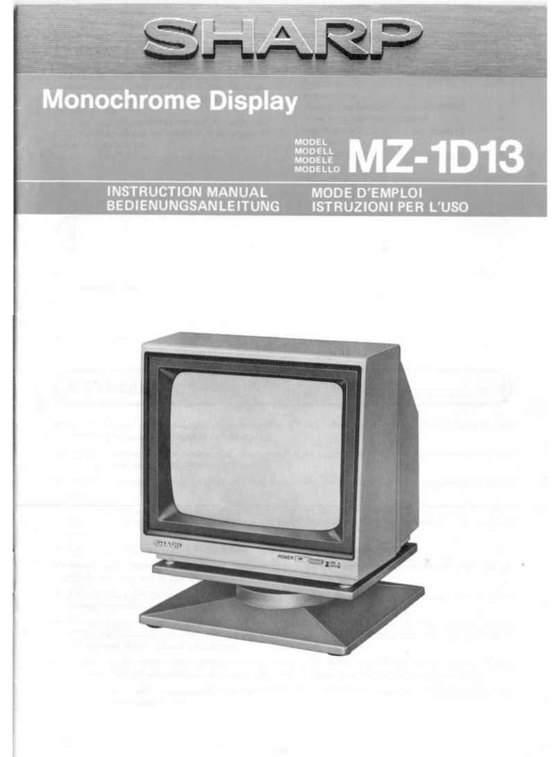 Sharp MZ-1D13 User manual Sharp MZ-1D13 User manual