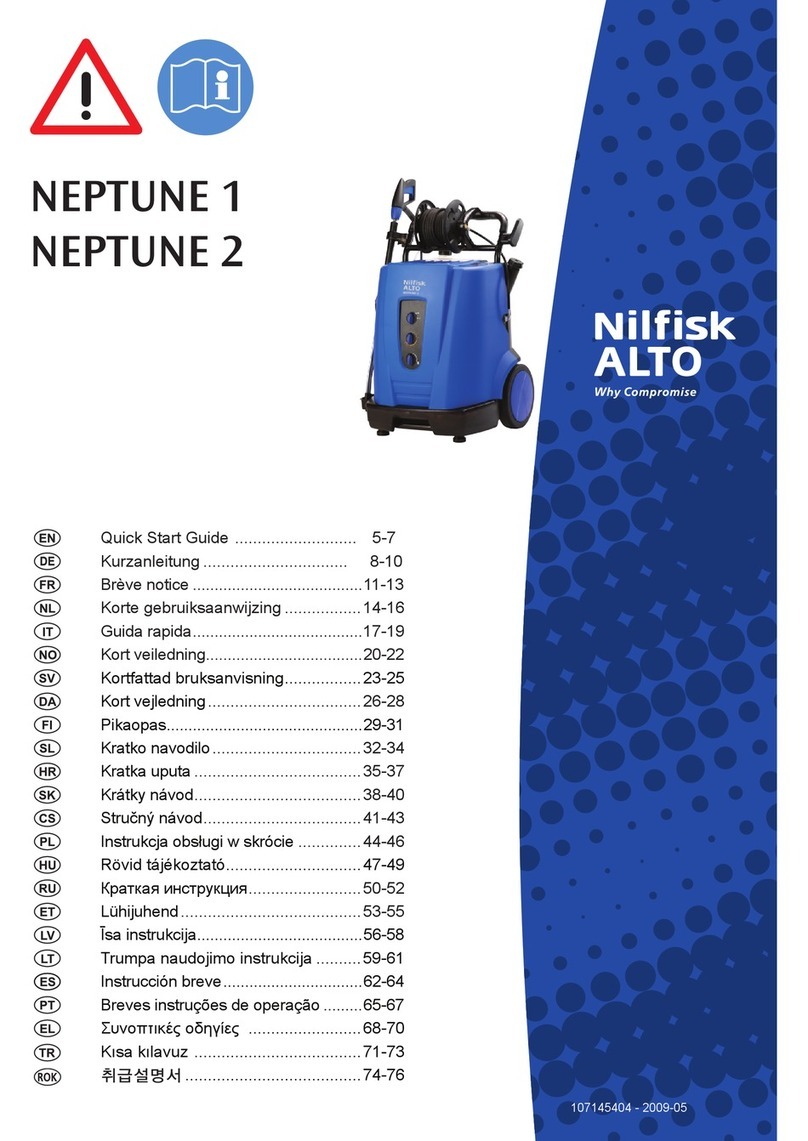 Nilfisk-ALTO NEPTUNE NEPTUNE 1 quick start guide