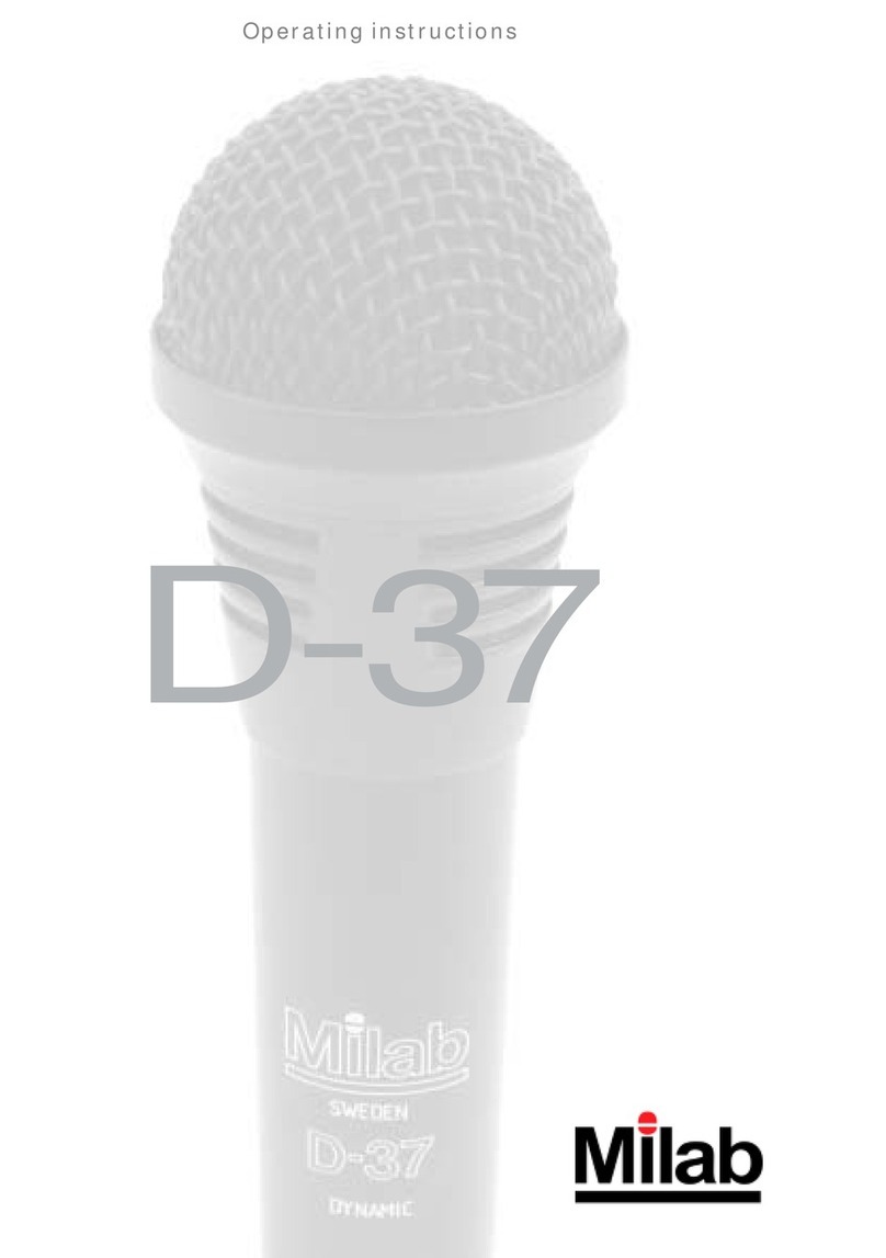 Milab D-37 User manual