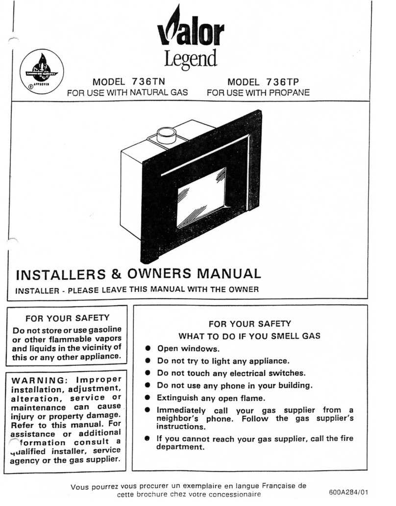 Valor 736TN User manual