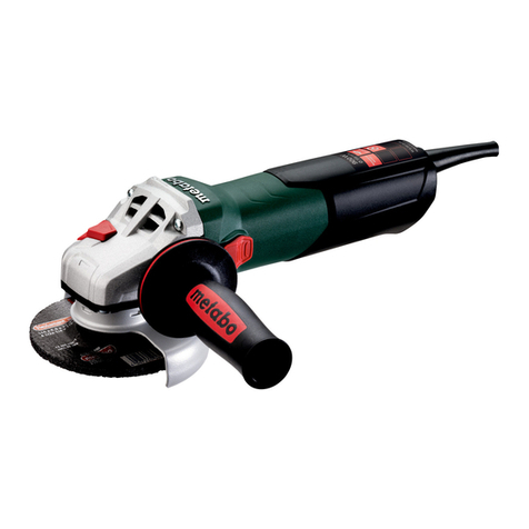 Metabo W 9-115 Quick operating instructions