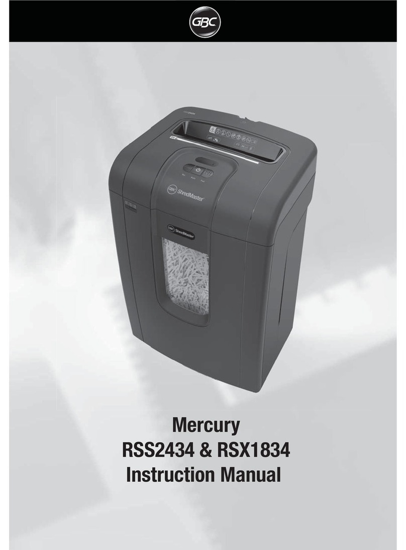 GBC Mercury RSS2434 User manual