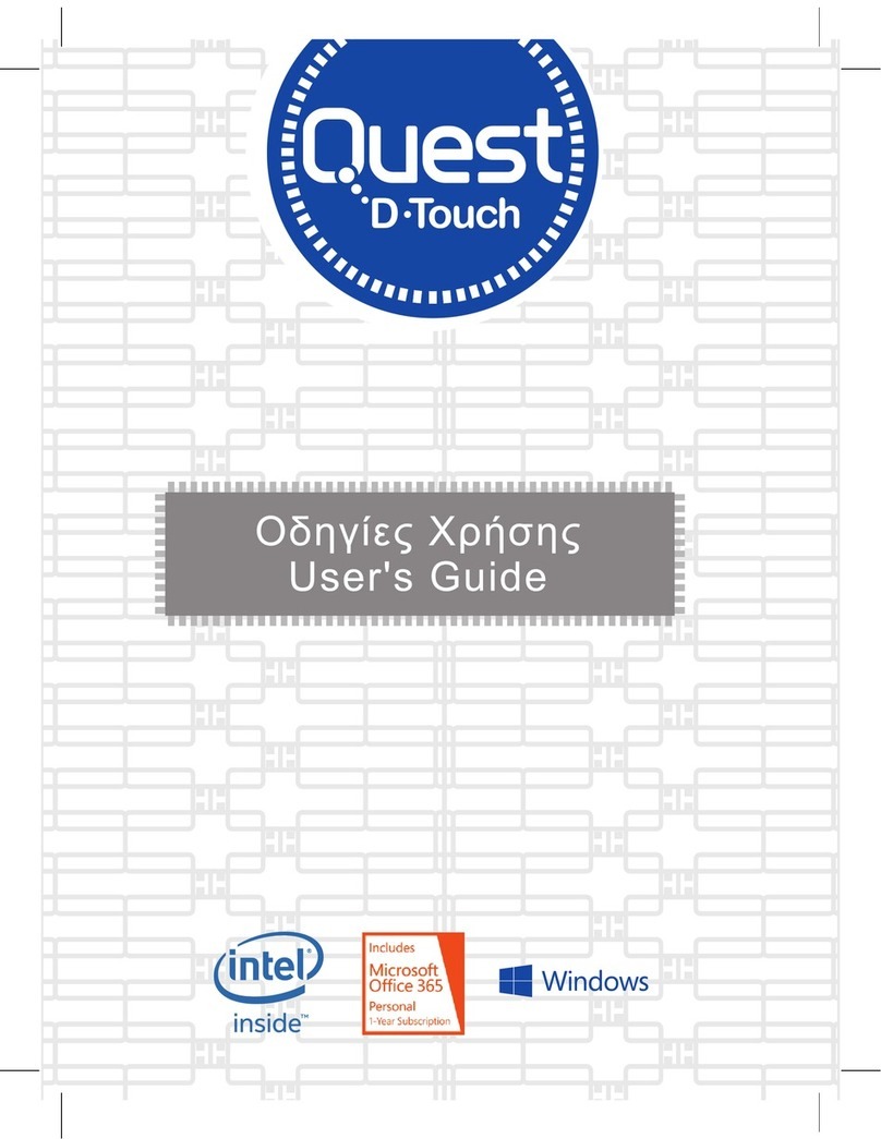 Info Quest Quest D-Touch 2 in 1 user guide