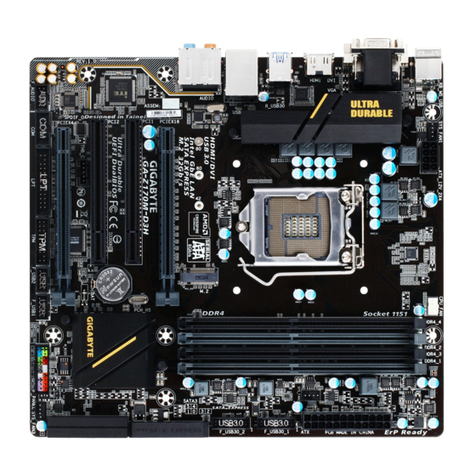 Gigabyte GA-Z170M-D3H user manual