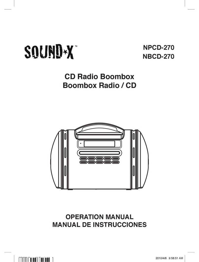 Sound-X NPCD-270 User manual